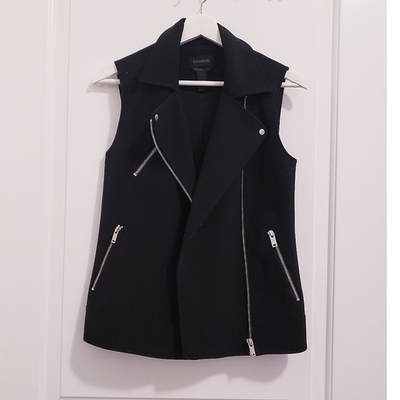 Danier Black Utility Vest - Size 3XS (fits XS) - Picture 6 of 7